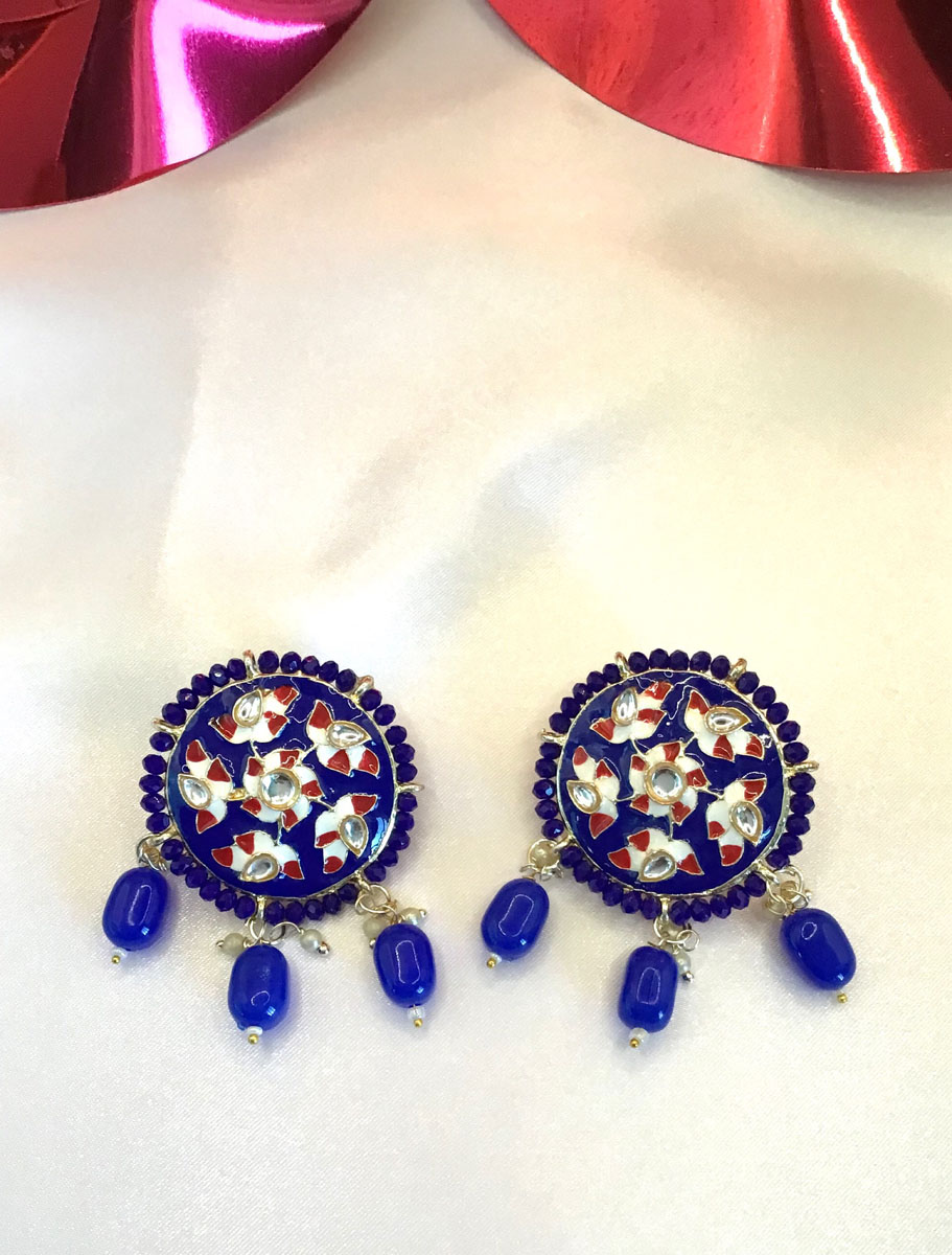 Meenakari choker set