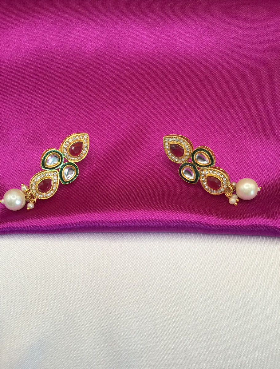 Meenakari Kundan Necklace Set