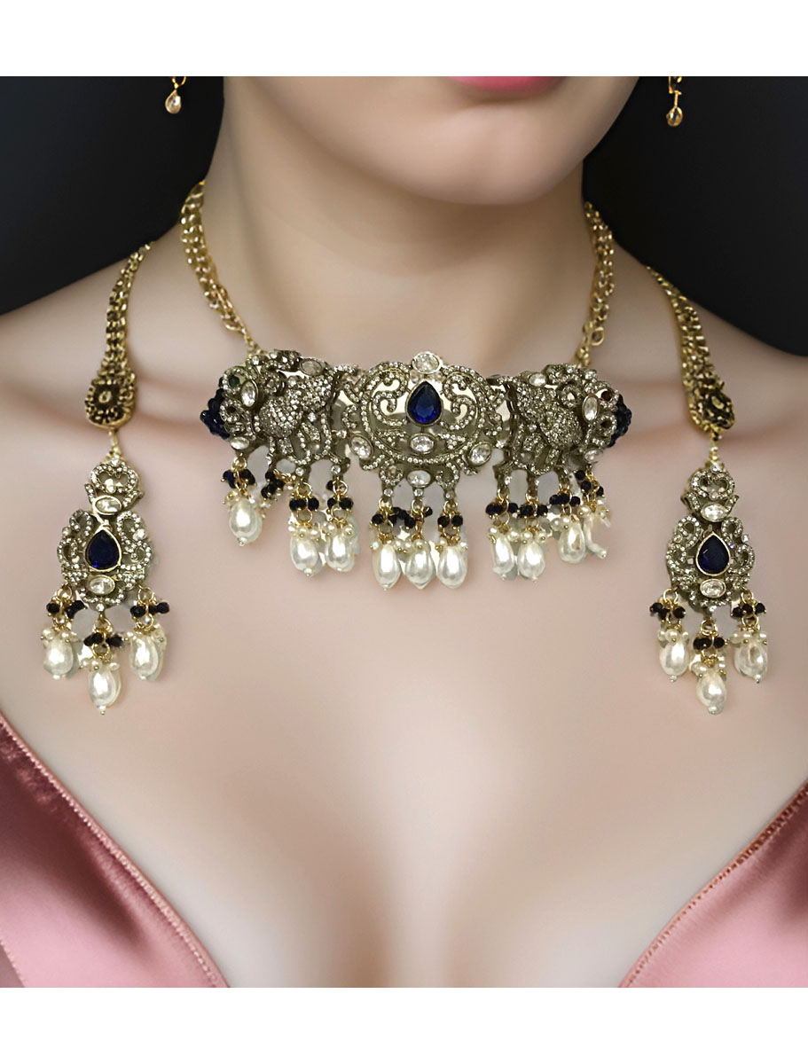 Polki Kundan Choker set