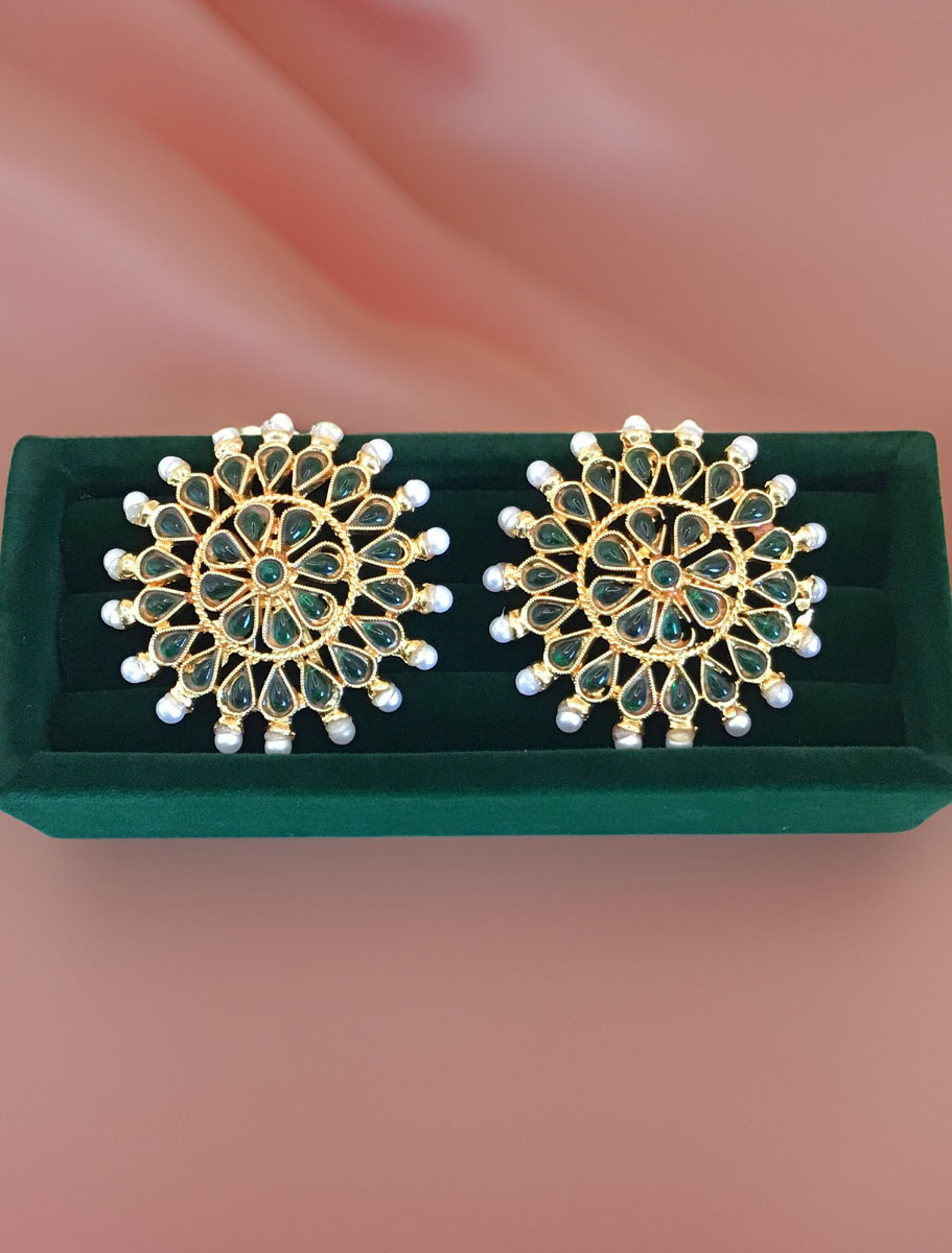 Fancy Meenakari earring tops