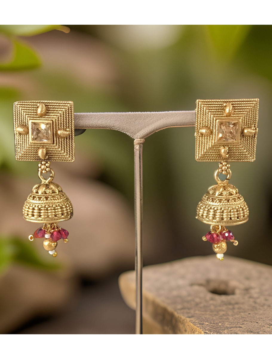 Rajwadi Choker Set with Ruby stones