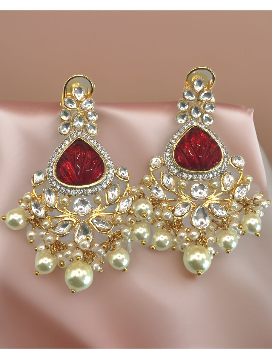 Kundan Exclusive Design Earrings