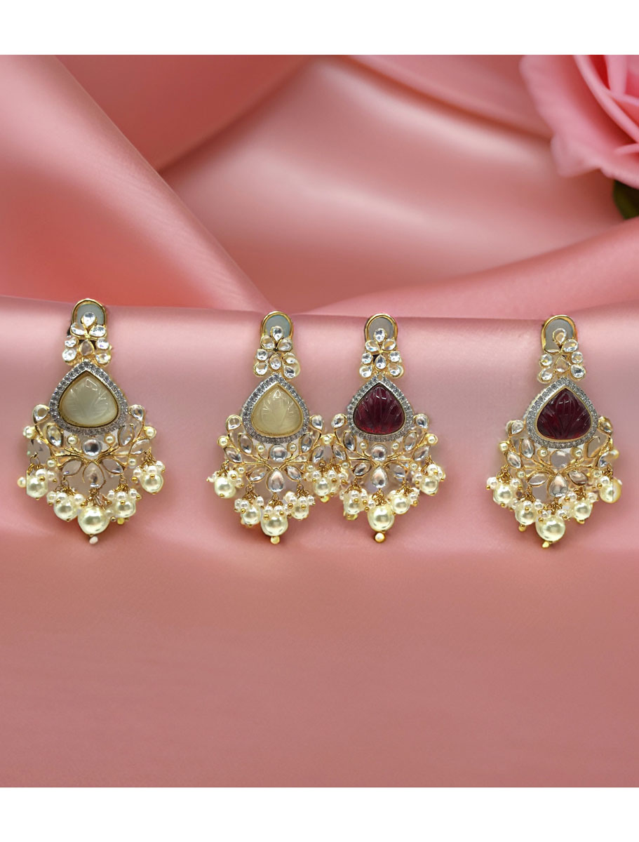 Kundan Exclusive Design Earrings