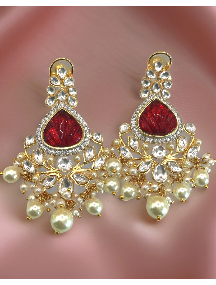 Exclusive Design Kundan Earrings