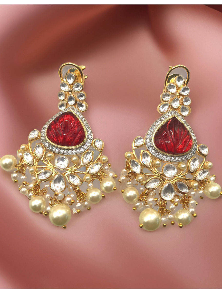 Kundan Exclusive Design Earrings