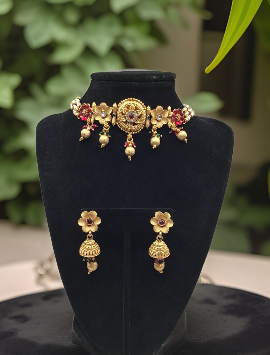 Rajwadi Choker Set