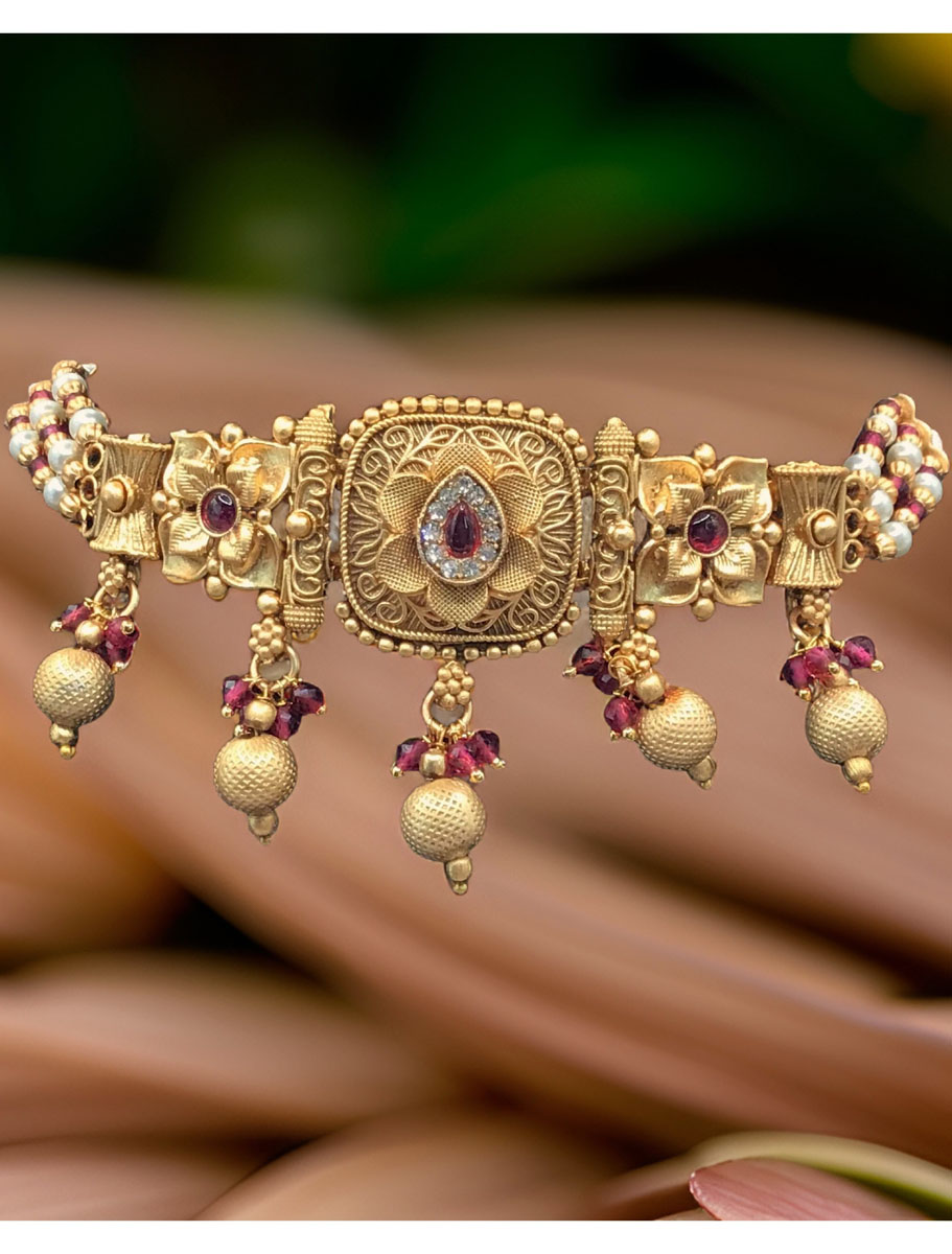 Antique Rajwadi Choker Set