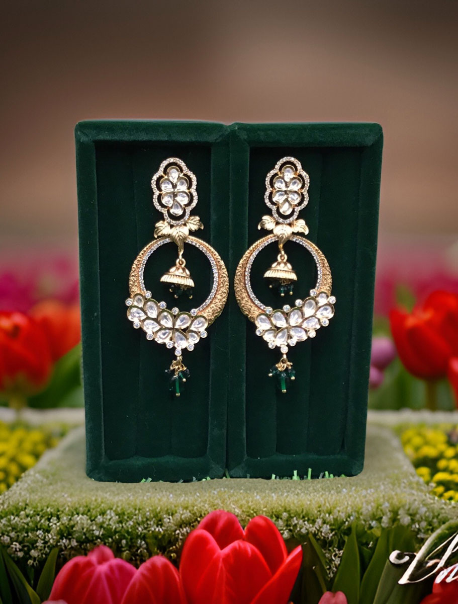 Premium Quality Kundan Designer Earrings