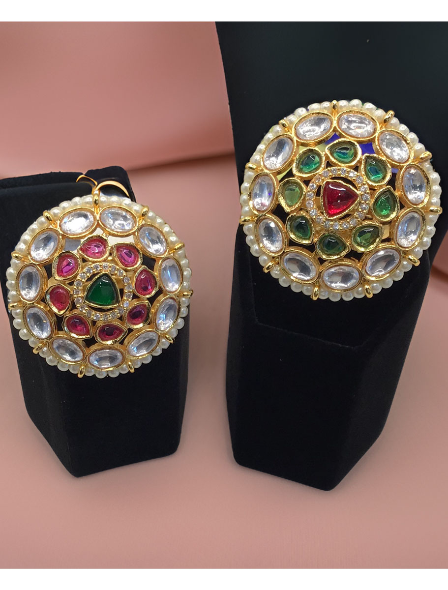 Jadau Kundan Statement Ring