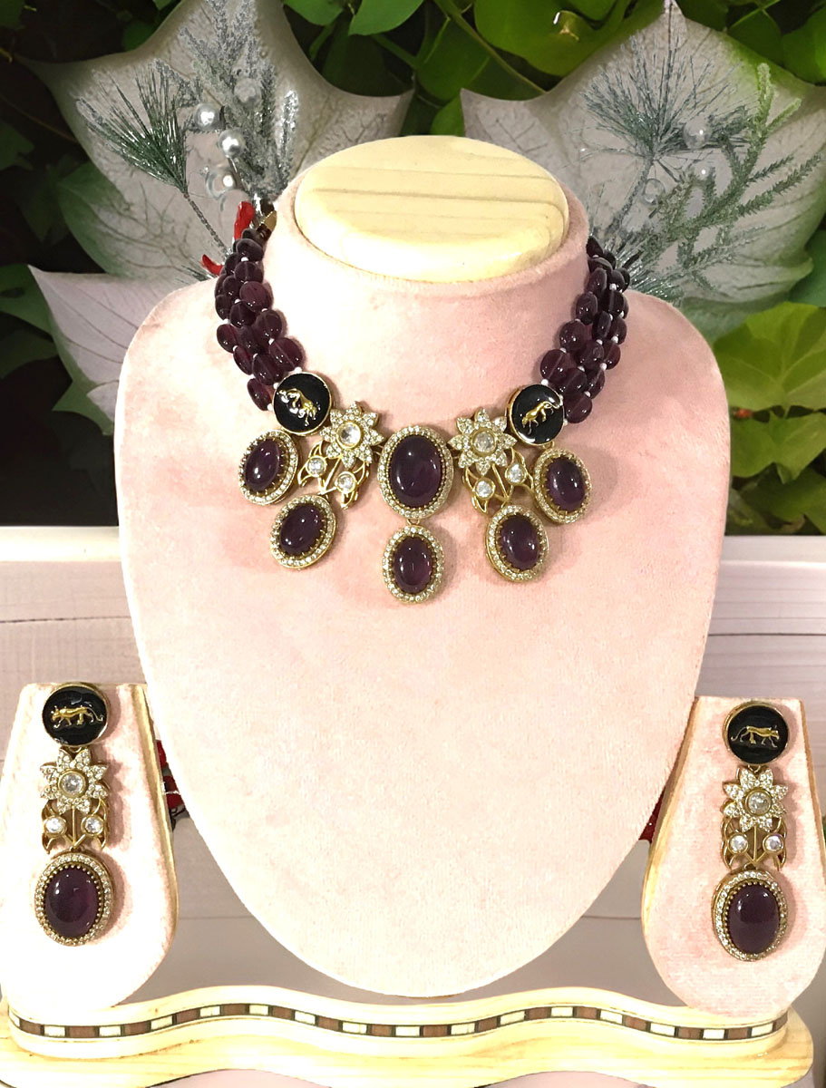 Sabyasachi Inspired Kundan Pearl Choker Set