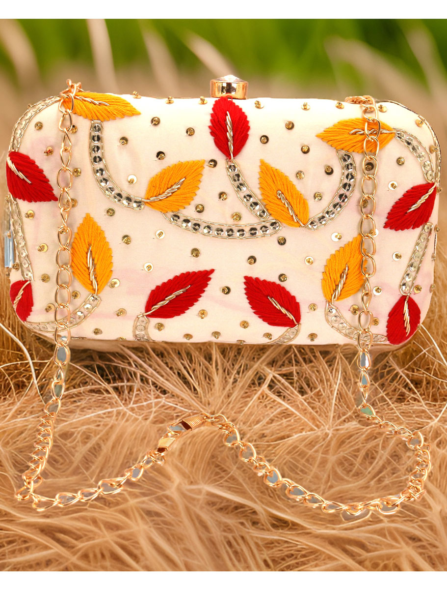 Fine Embroidered Clutch Purse