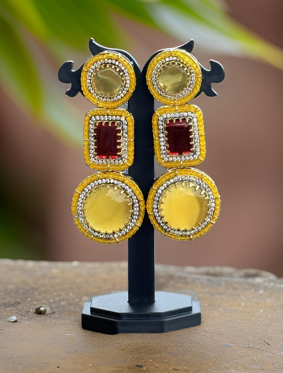 Sabyasachi Inspired Tropical Earrings