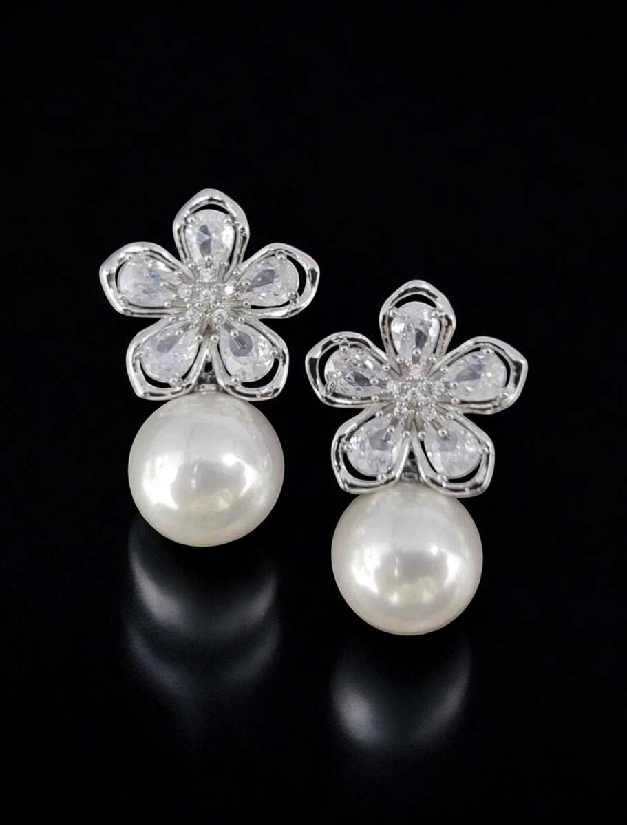 Designer Pearl Drop Earrings