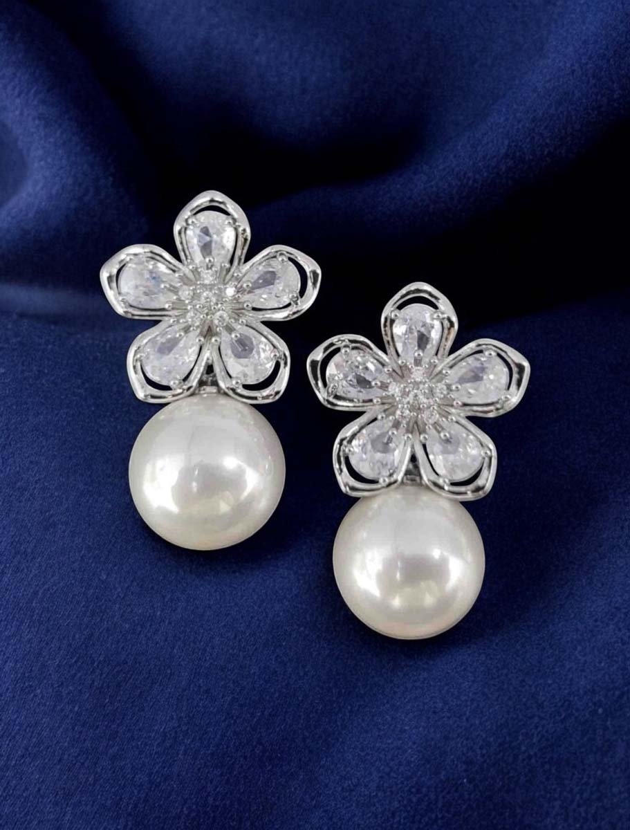 Designer Pearl Drop Earrings