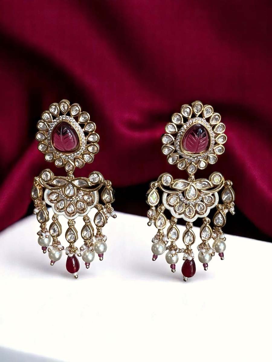 Bollywood Inspired Polki Kundan Choker Set