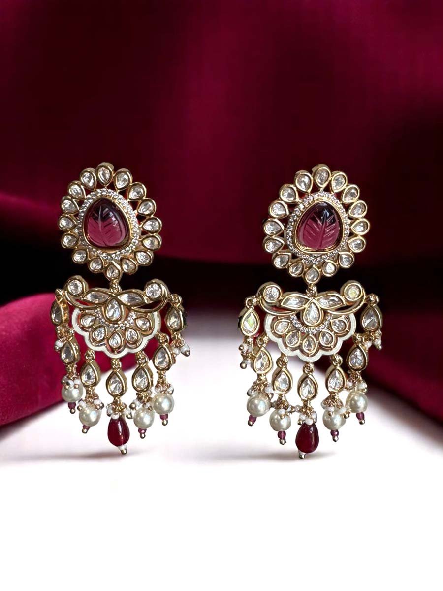 Bollywood Inspired Polki Kundan Choker Set