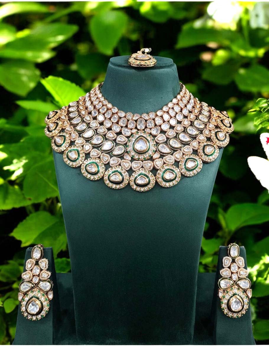 Premium Uncut Kundan Bridal Choker Set