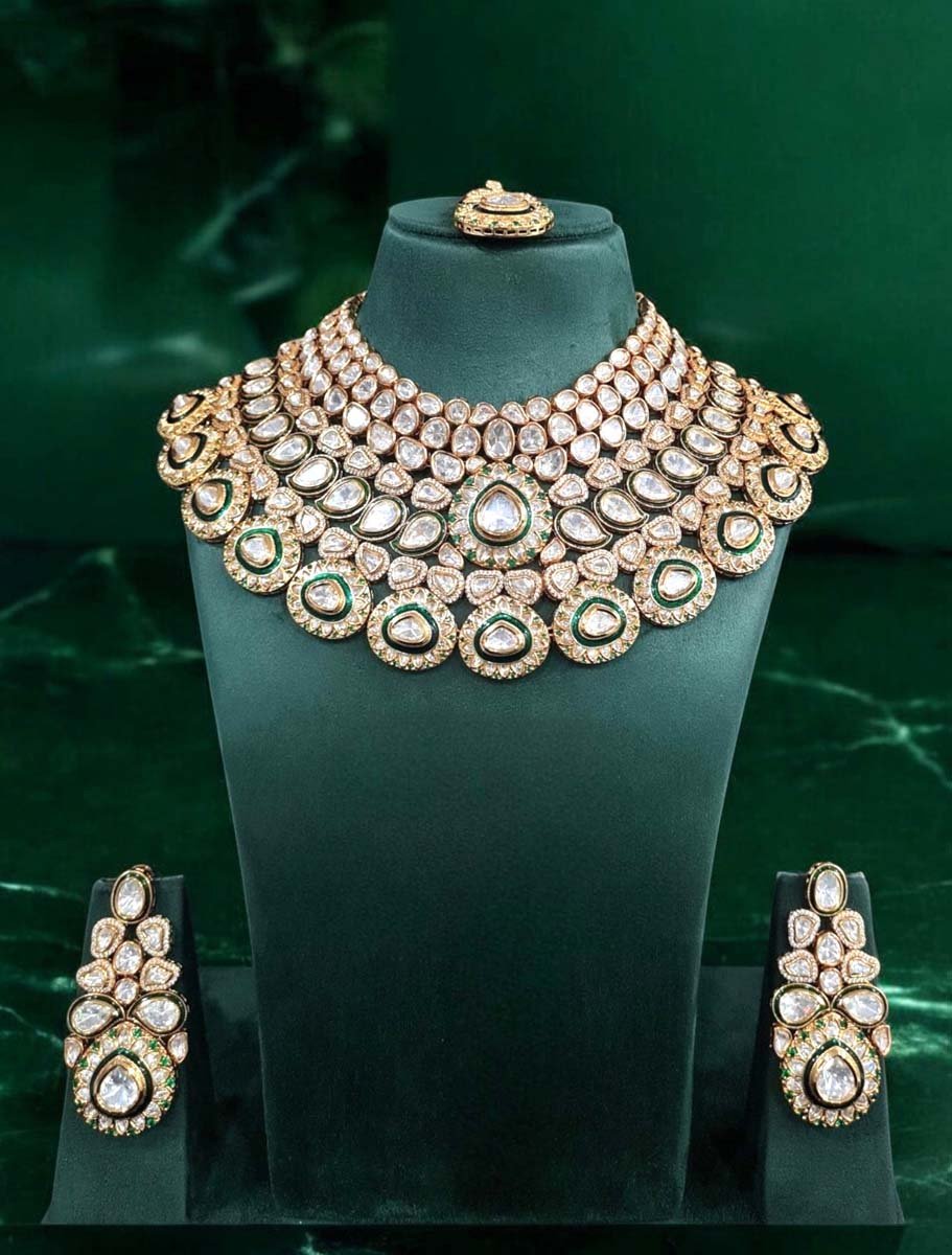 Premium Uncut Kundan Bridal Choker Set