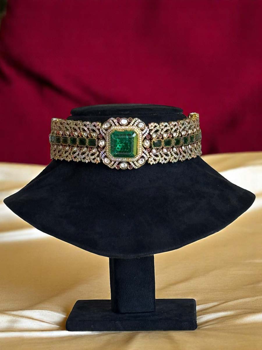 Sabyasachi Inspired Semi Bridal-Bridal Choker Set