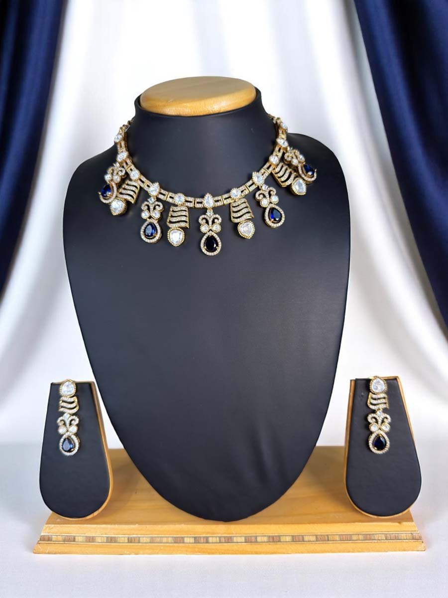 Gorgeous AD CZ Necklace Set