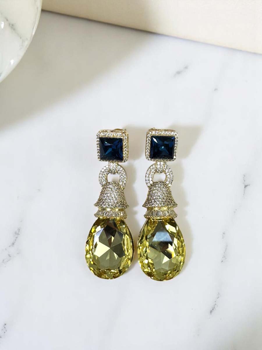 Exquisite Cushion Cut Swarovski Earrings