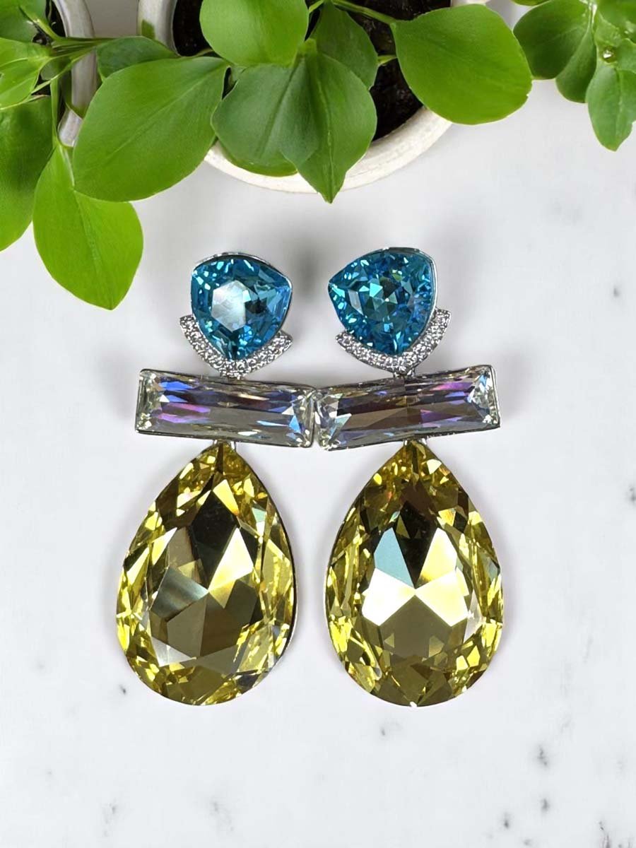 Teardrop Dangle Swarovski Earrings