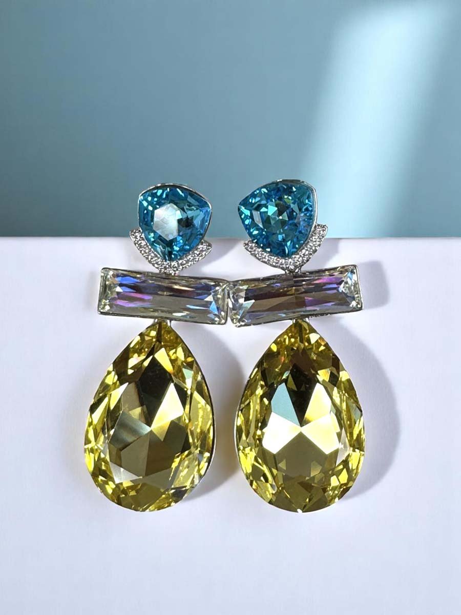 Teardrop Dangle Swarovski Earrings