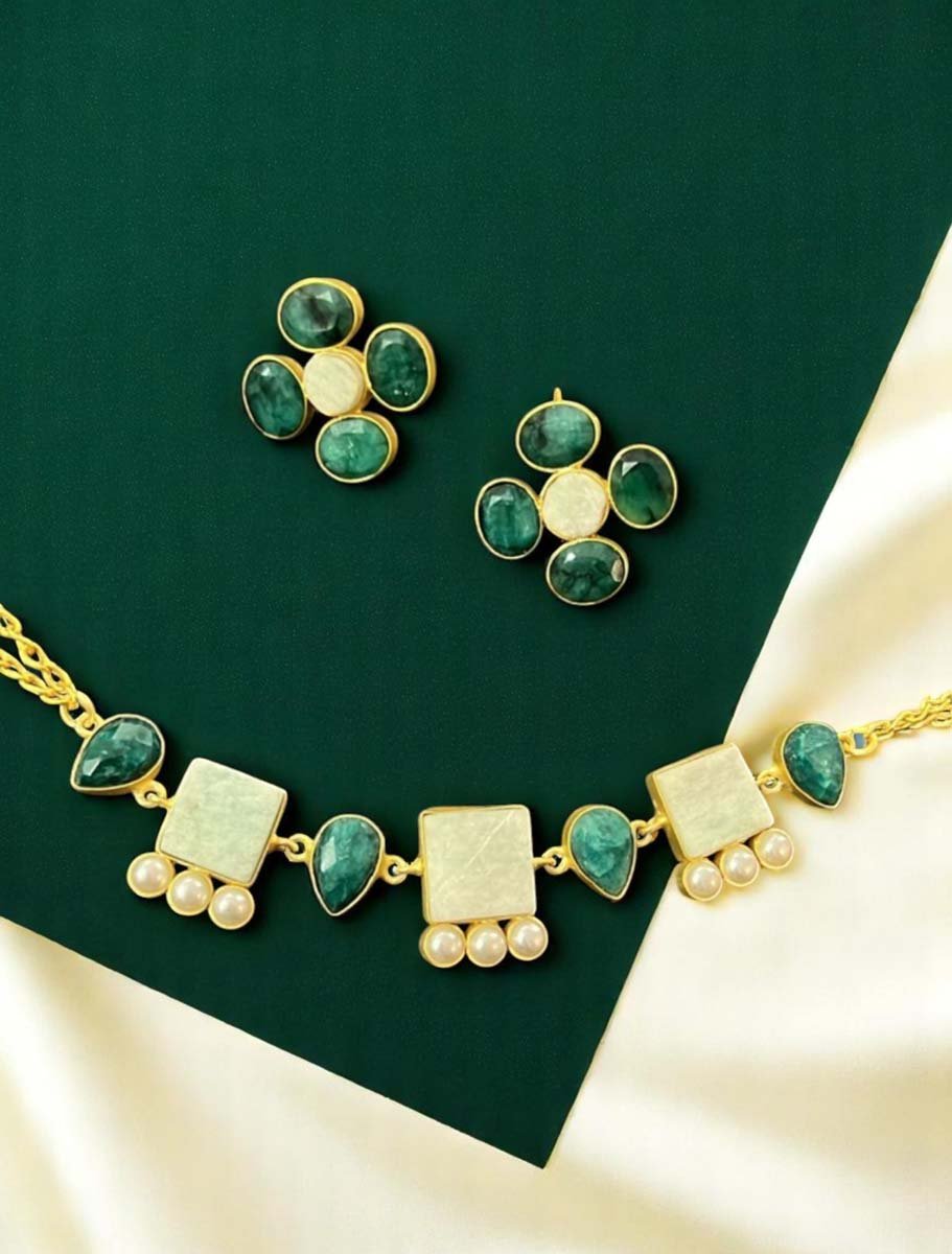 Summer Style MOP Necklace Set