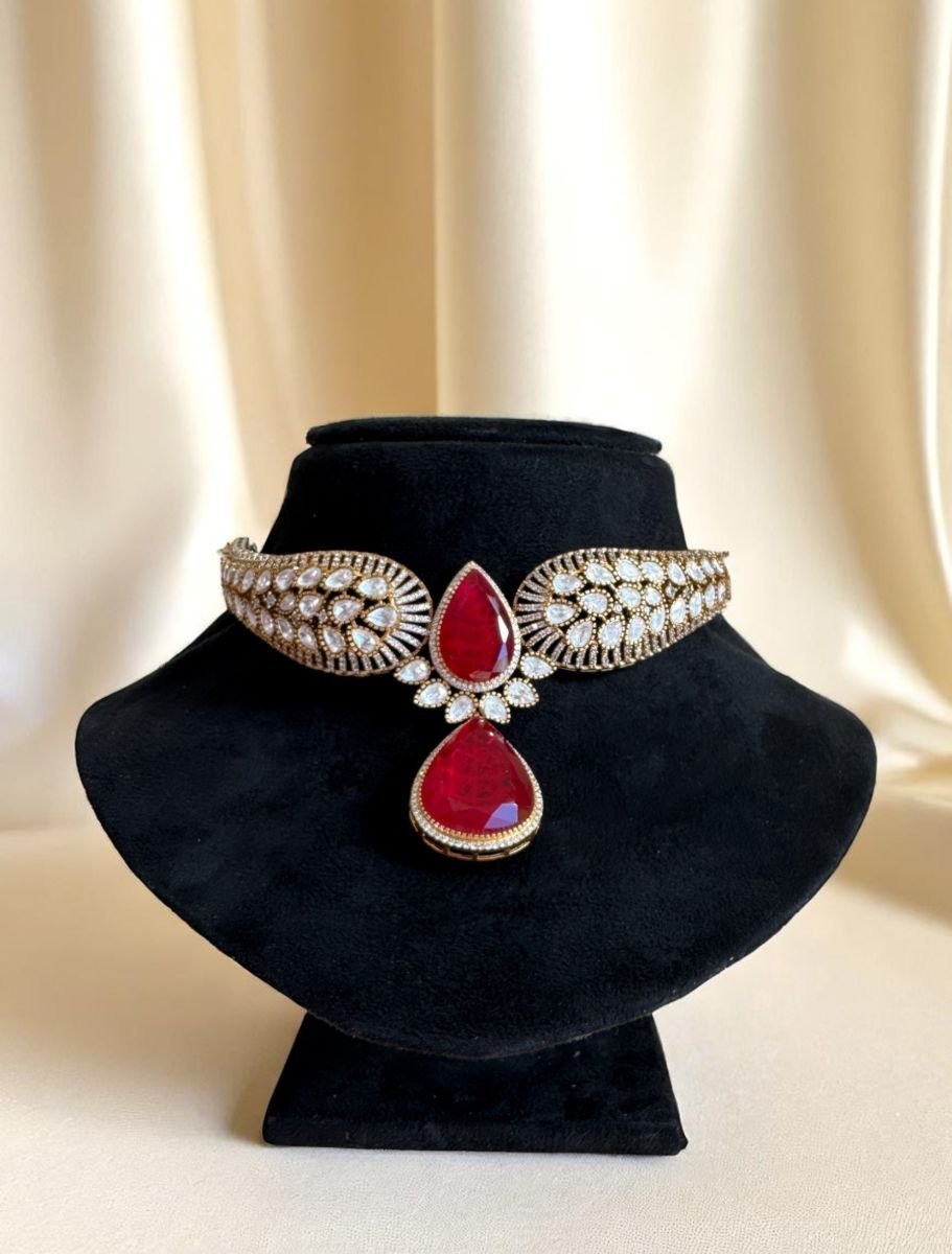 Bollywood Inspired Designer Kundan Choker Set