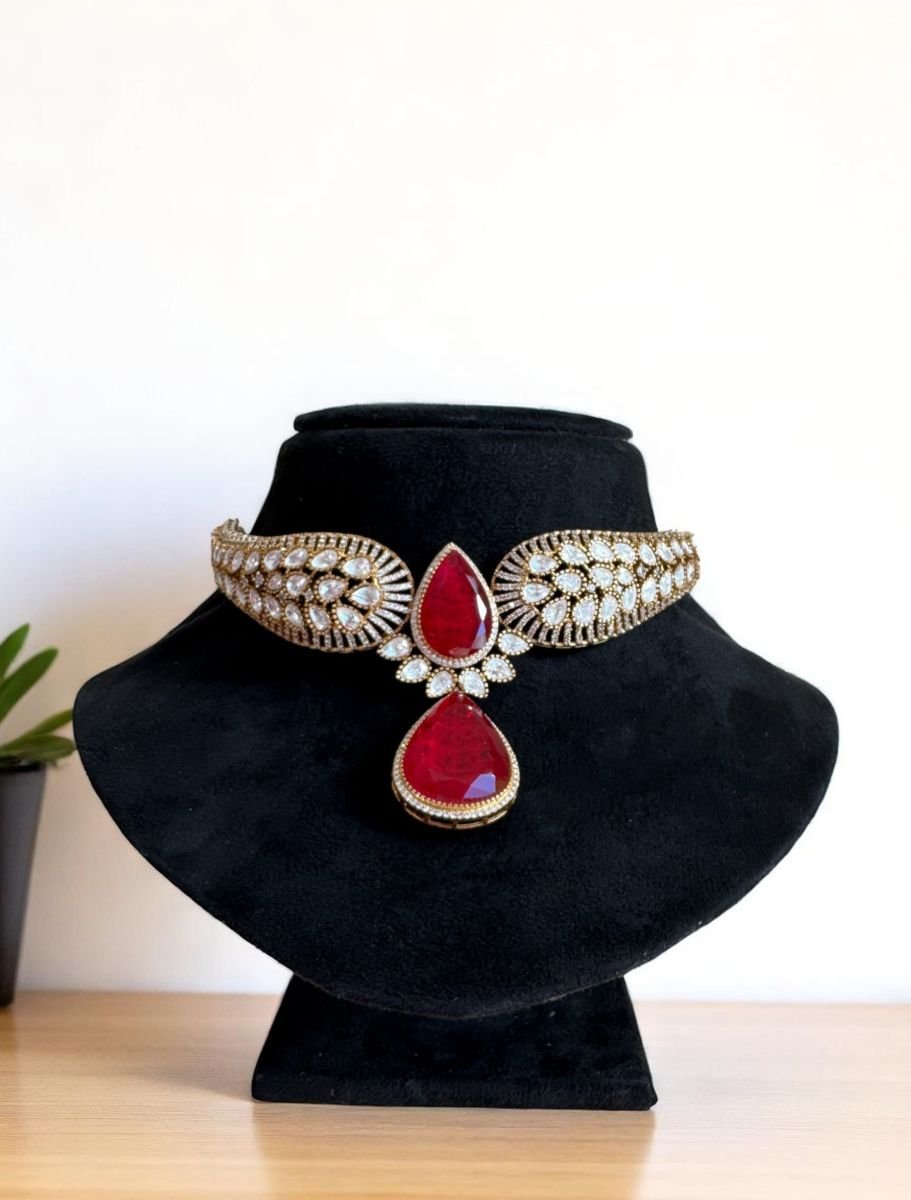 Bollywood Inspired Designer Kundan Choker Set