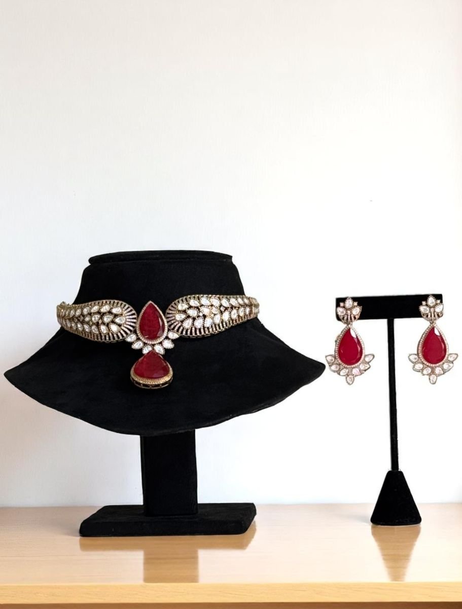 Bollywood Inspired Designer Kundan Choker Set
