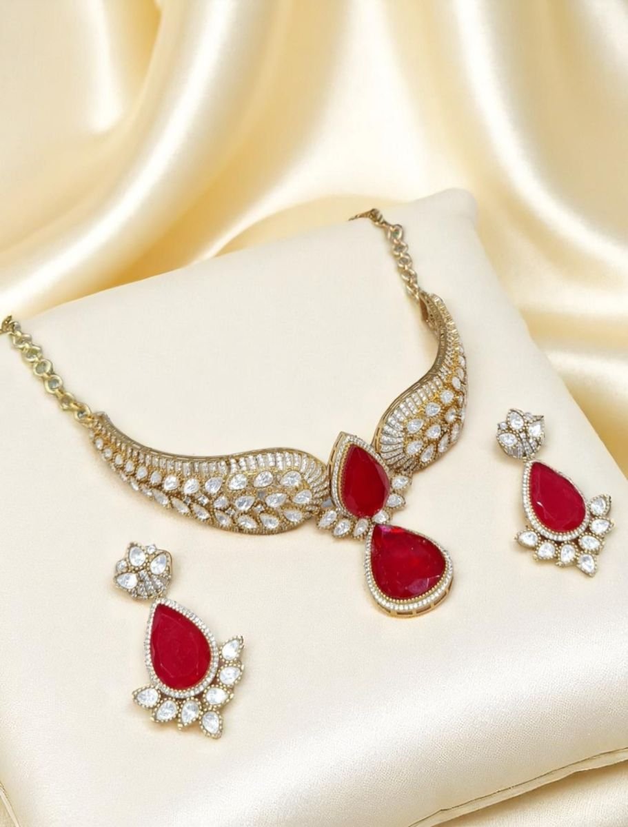 Bollywood Inspired Designer Kundan Choker Set