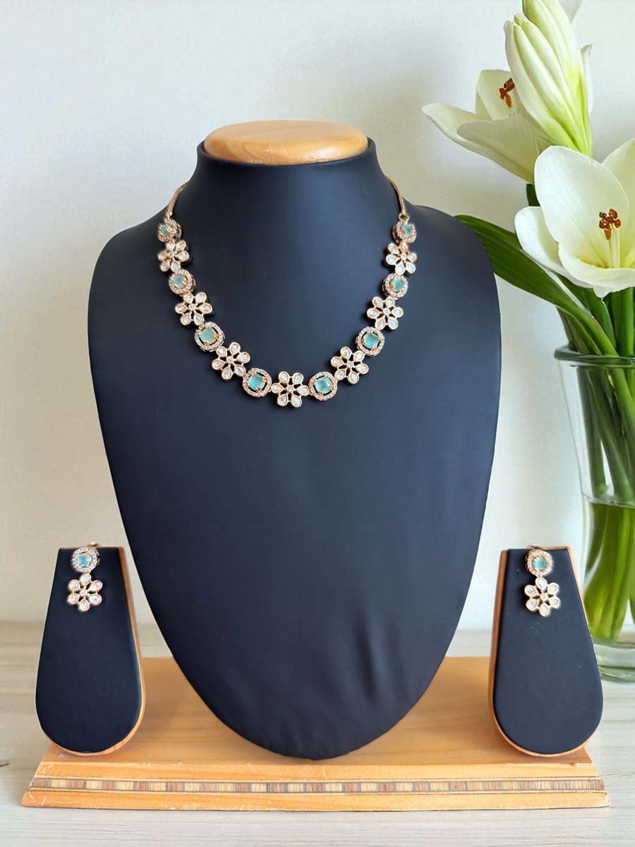 Elegant Premium Kundan Necklace Set