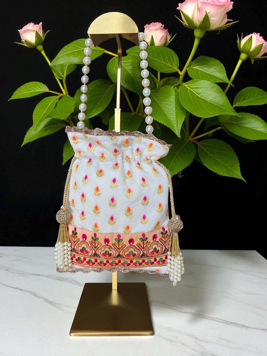 Designer Banarasi Potli Bag