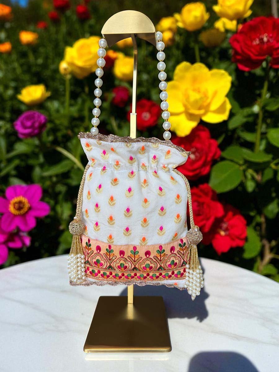 Designer Banarasi Potli Bag