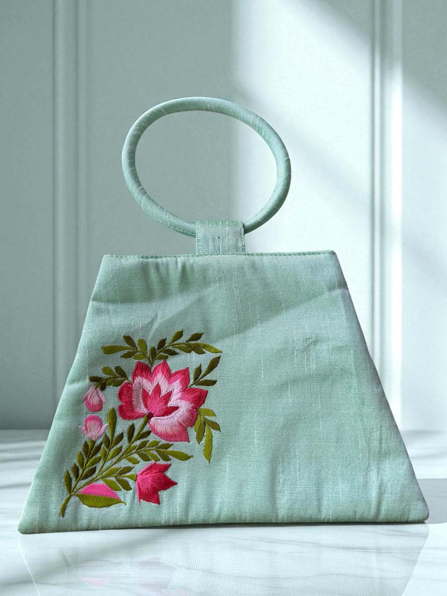 Floral Embroidered Bag