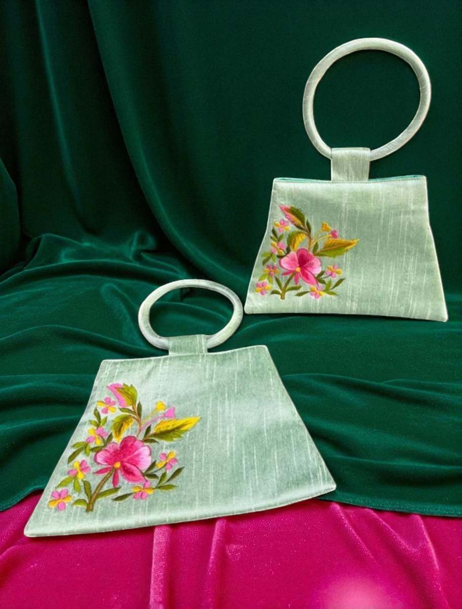Floral Embroidered Bag