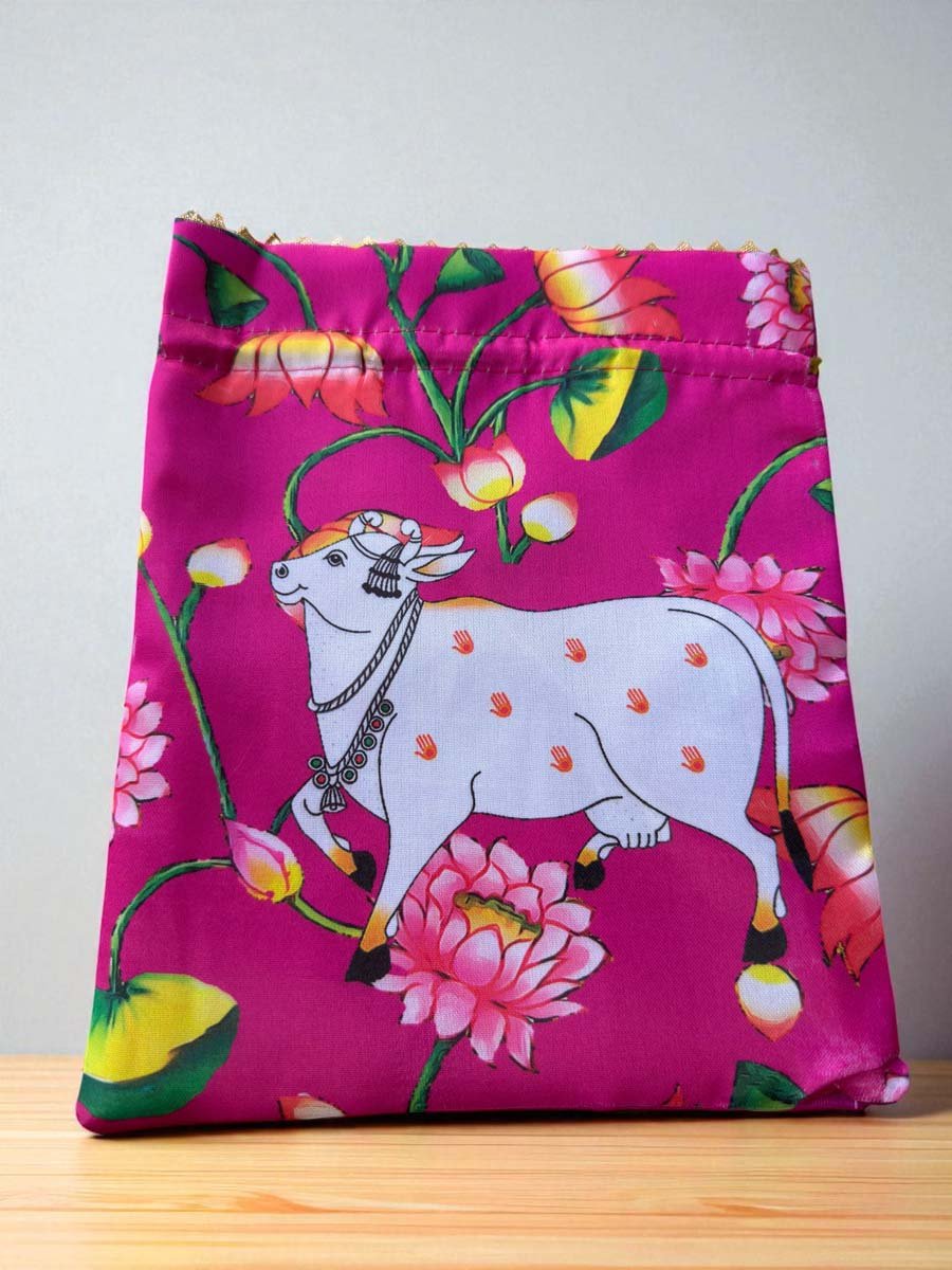 Pichwai Gifting Potli Bag