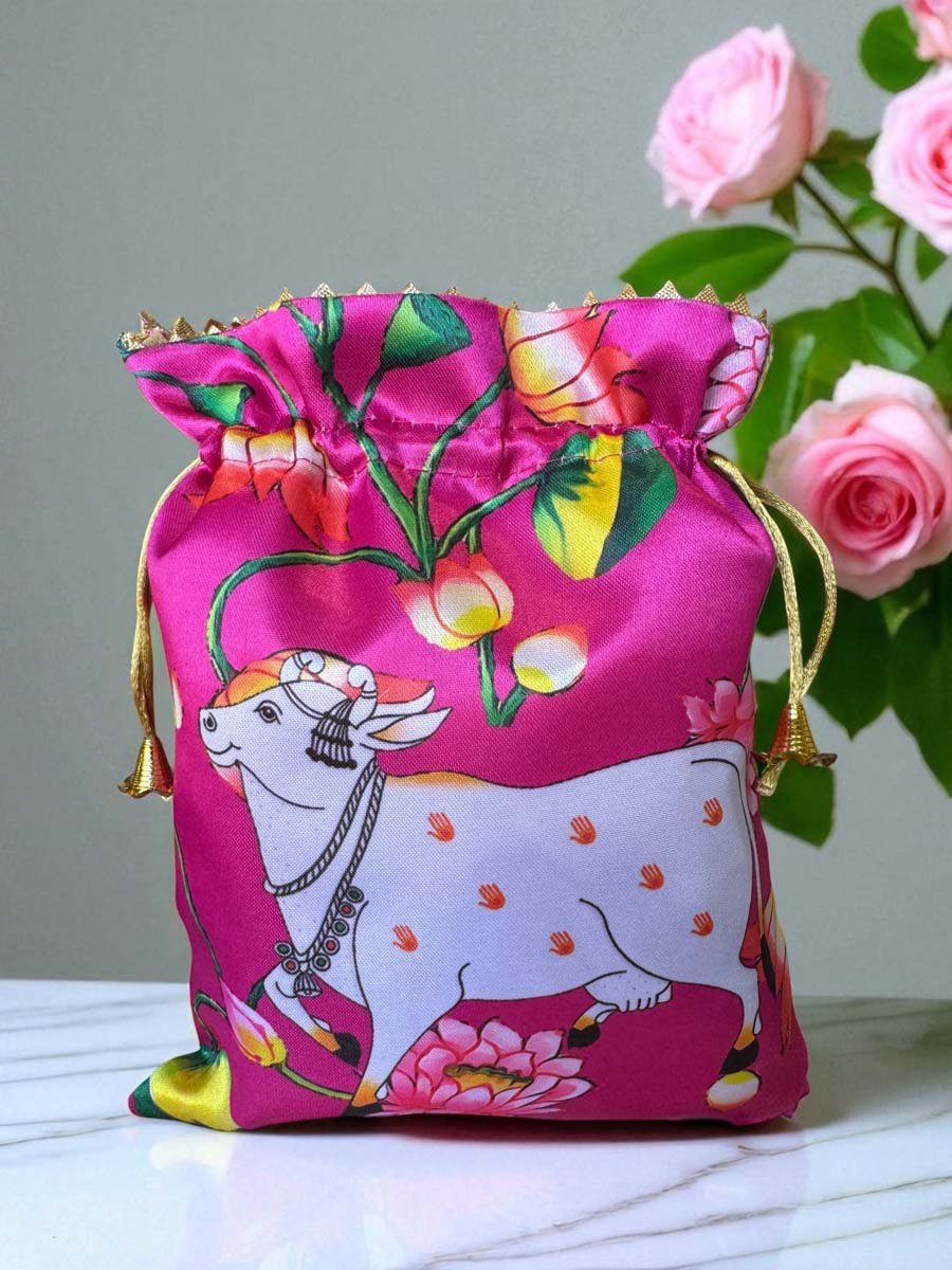 Pichwai Gifting Potli Bag