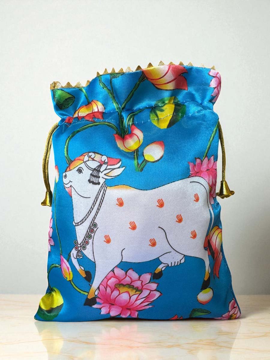 Pichwai Gifting Potli Bag