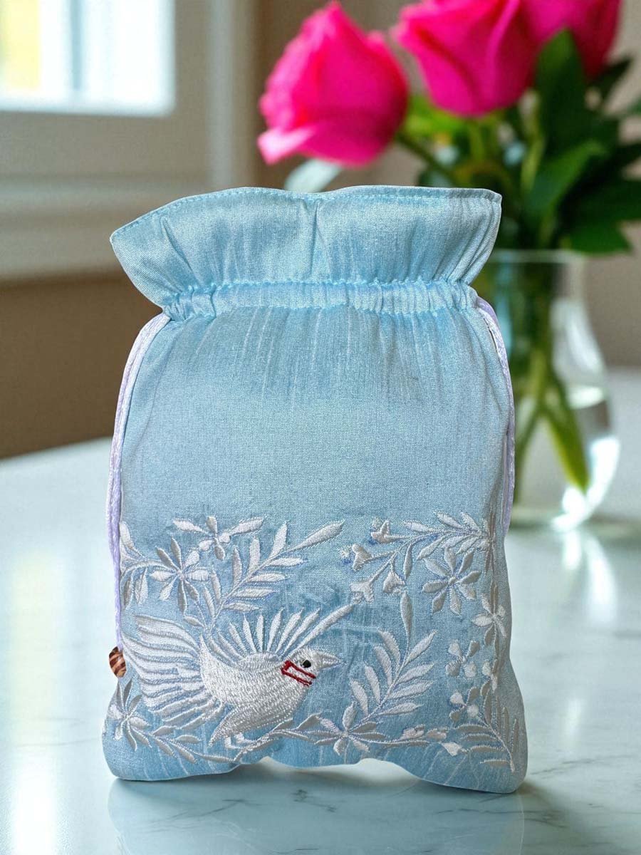 Elegant Embroidered Gifting Potli Bag