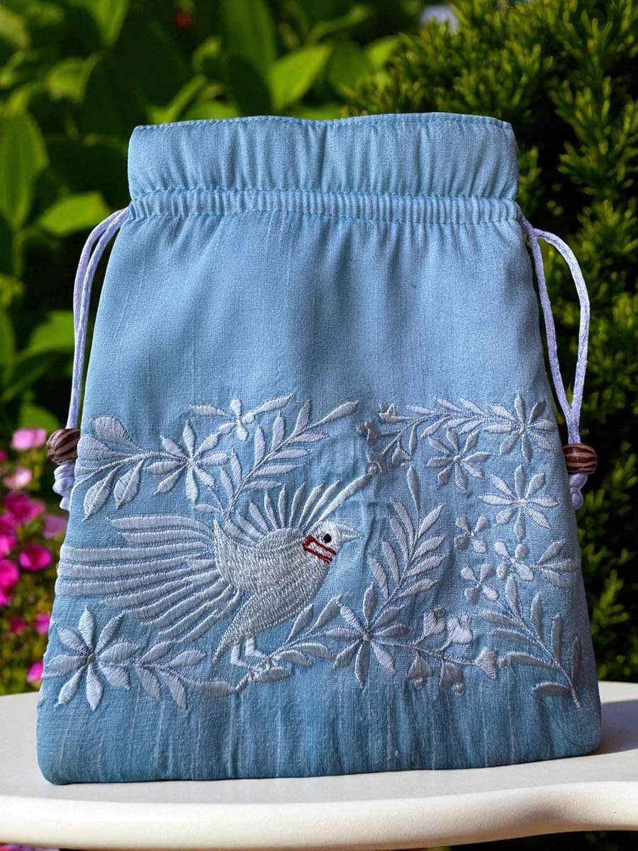 Elegant Embroidered Gifting Potli Bag