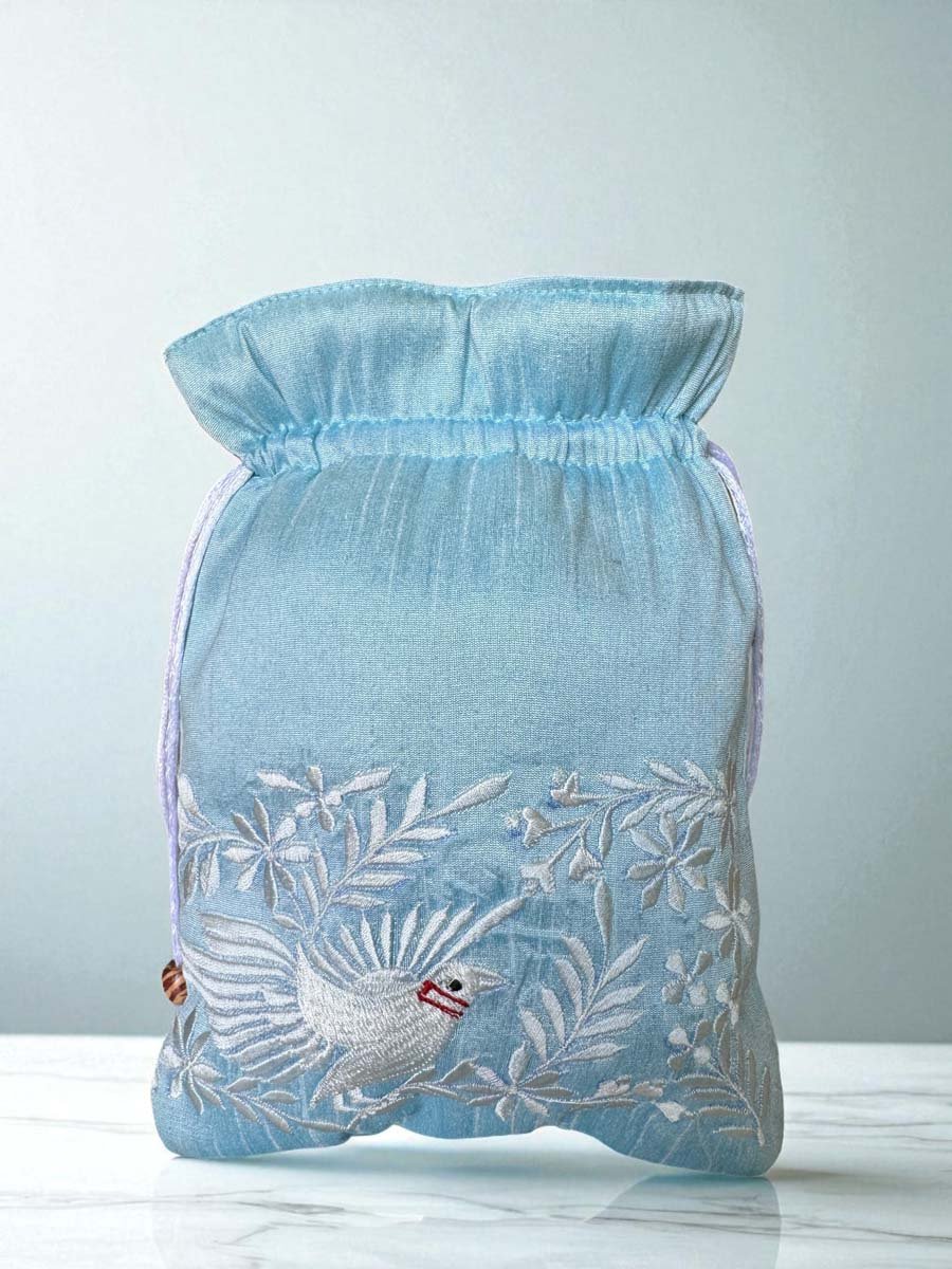 Elegant Embroidered Gifting Potli Bag