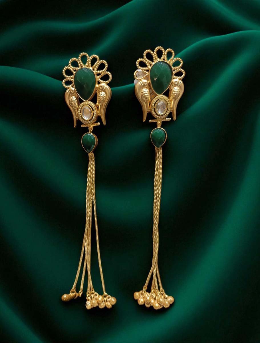 Light Weight Kashmiri Long Earrings