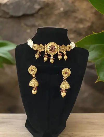 Traditional Rajwadi Choker Set