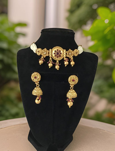 Traditional Rajwadi Choker Set