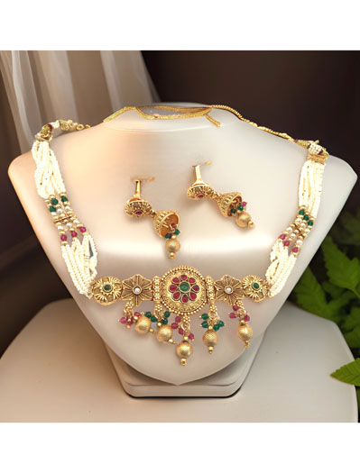 Traditional Rajwadi Choker Set