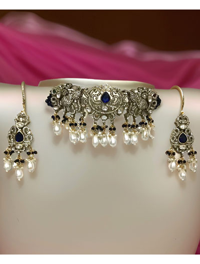 Polki Kundan Choker set