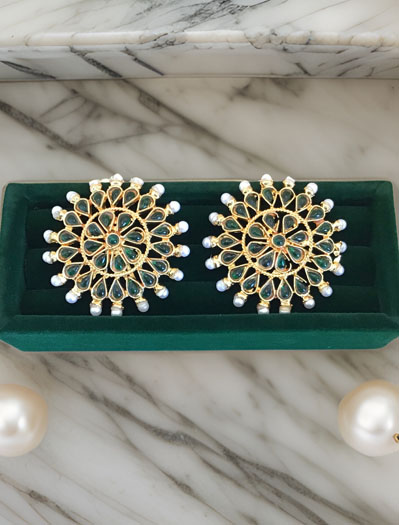 Fancy Meenakari earring tops