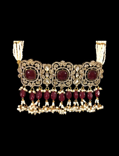 Polki Kundan Necklace Set